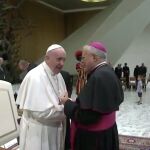 El Papa Francisco con el obispo de Córdoba / Foto: Obispado de Córdoba