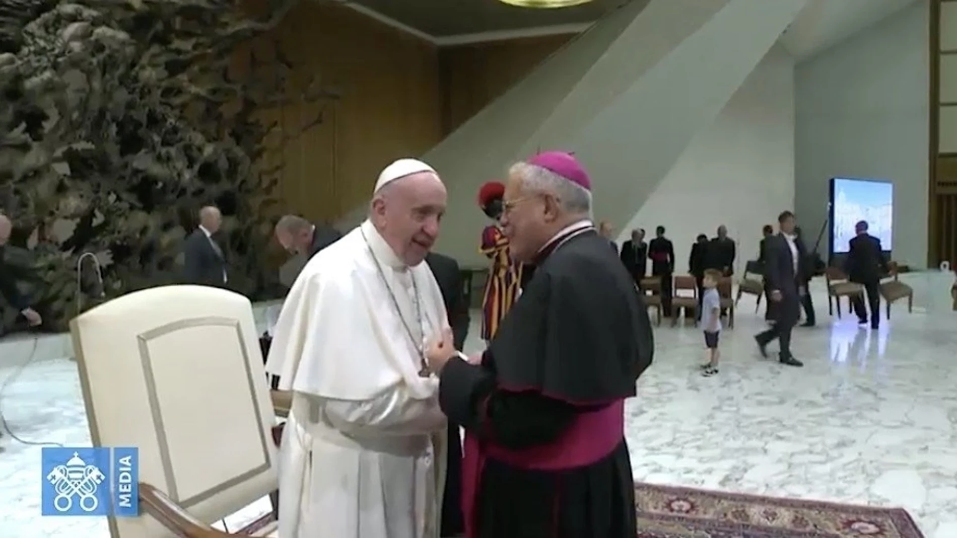 El Papa Francisco con el obispo de Córdoba / Foto: Obispado de Córdoba