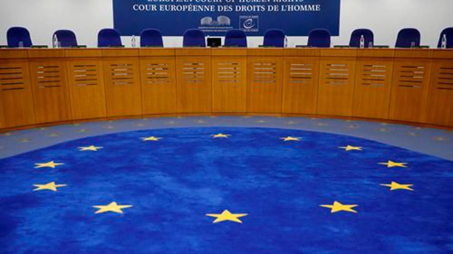 Sala del Tribunal Europeo de Derechos Humanos (TEDH) en Estrasburgo