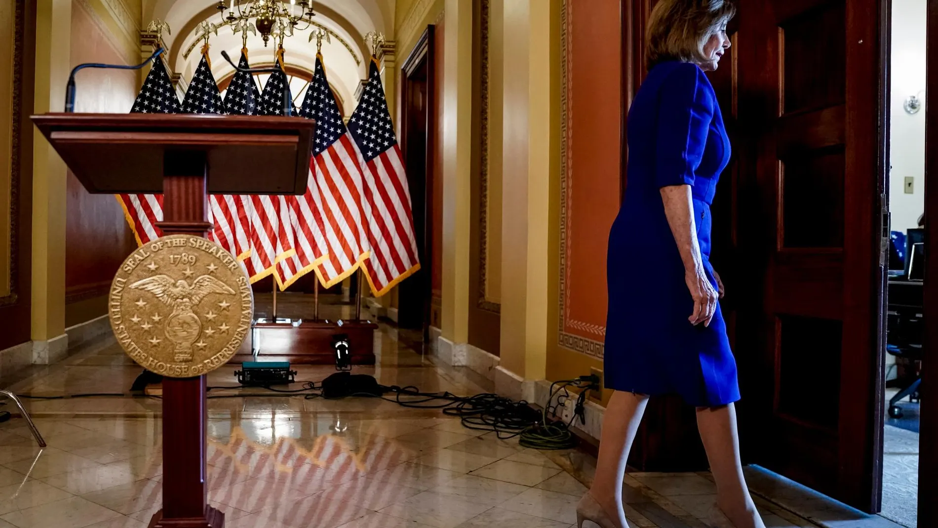 La presidenta del Congreso, la demócrata Nancy Pelosi, anunció ayer el inicio de la investigación contra el presidente Donald Trump por Ucrania