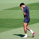 Neymar, en el entrenamiento