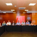 Reunión de la Comisión Ejecutiva Regional del PSOE de Canarias esta semana. (Foto: Twitter @baezdhugo)