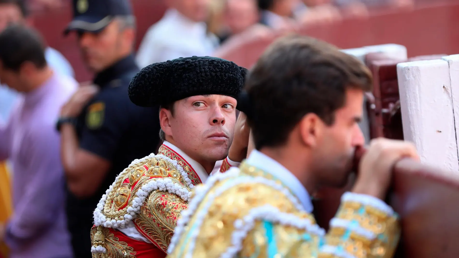 Javier Cortés, después de realizar ayer el paseíllo en Las Ventas (Foto: Cristina Bejarano)