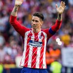 Fernando Torres, en su despedida del Atlético