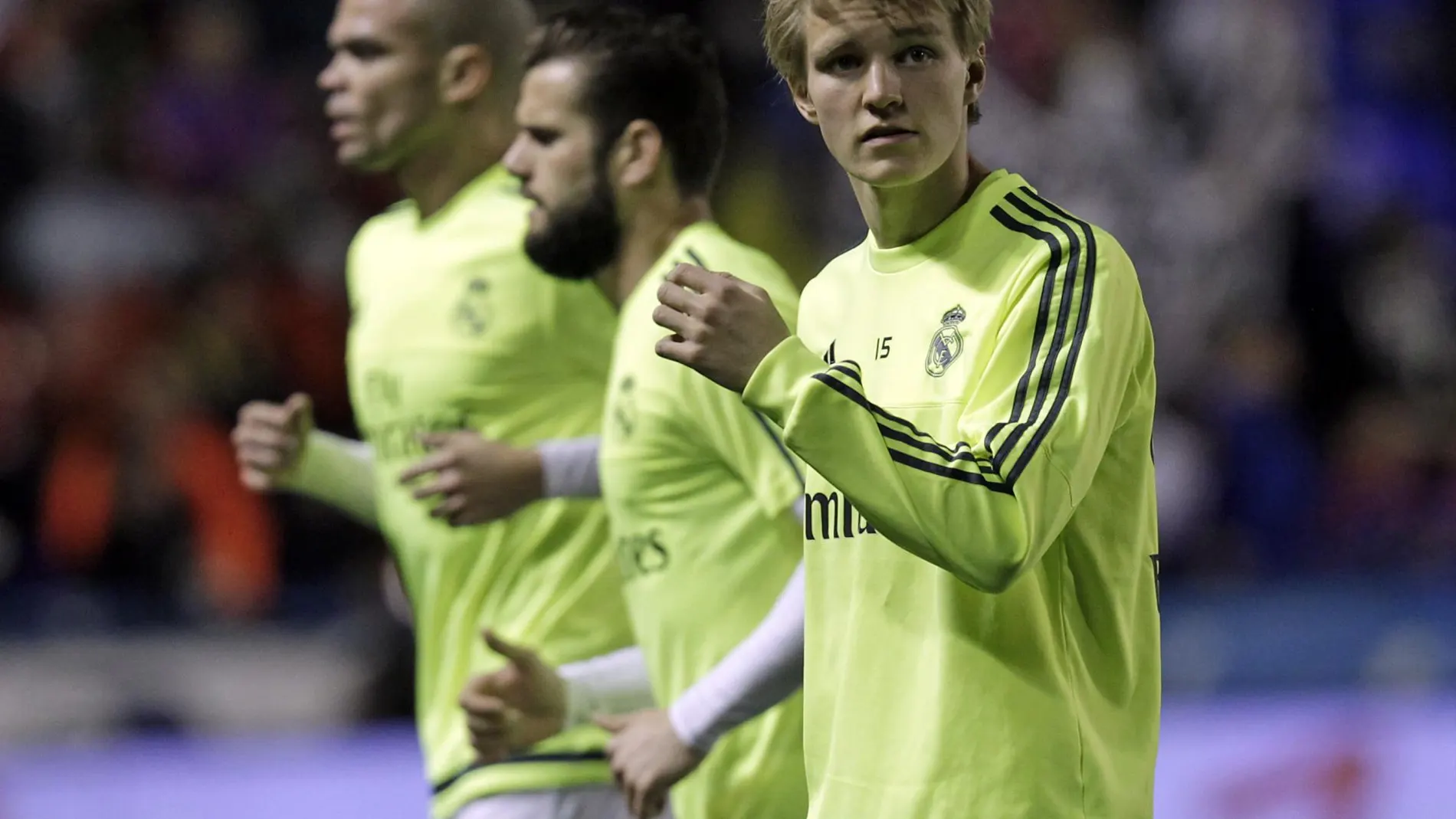 Odegaard durante su etapa en el Real Madrid