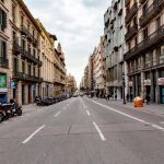 Una calle vacía de Barcelona / Foto: Dreamstime