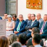 Javier Iglesias, durante su discurso de investidura