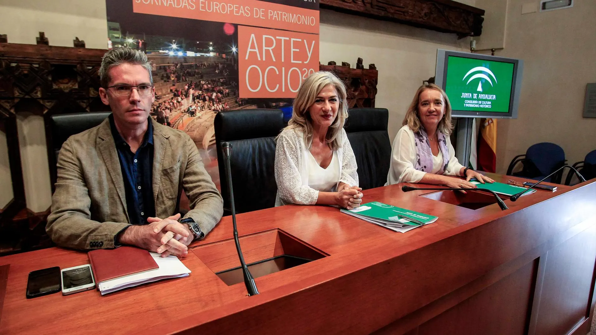 La Consejera de Cultura y Patrimonio Histórico, Patricia del Pozo, en la rueda de prensa / Foto: Manuel Olmedo