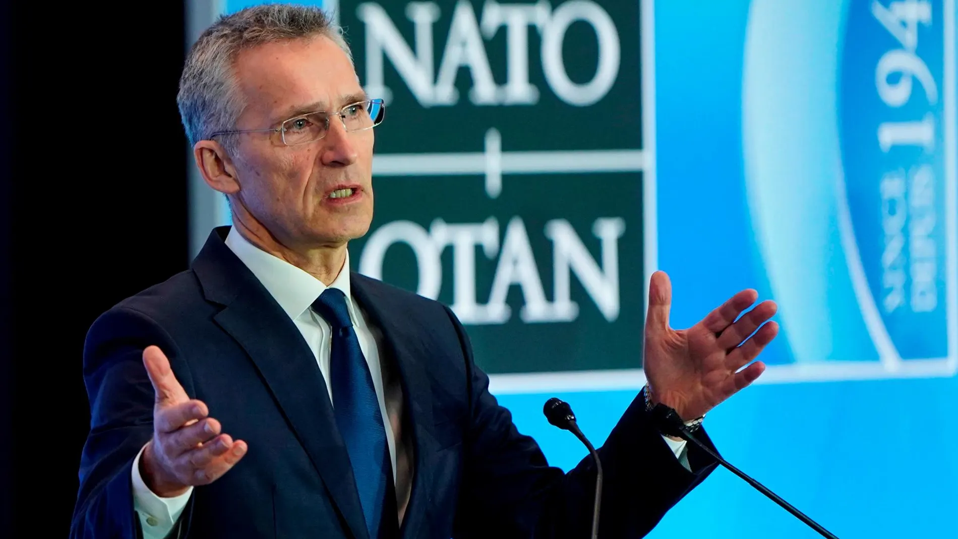 Jens Stoltenberg, secretario general de la OTAN, anunció hoy el programa de la cumbre de la Älianza que se inaugura este miércoles/Reuters