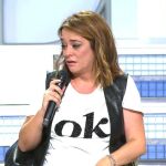 Toñi Moreno en el momento en que se lo dijeron