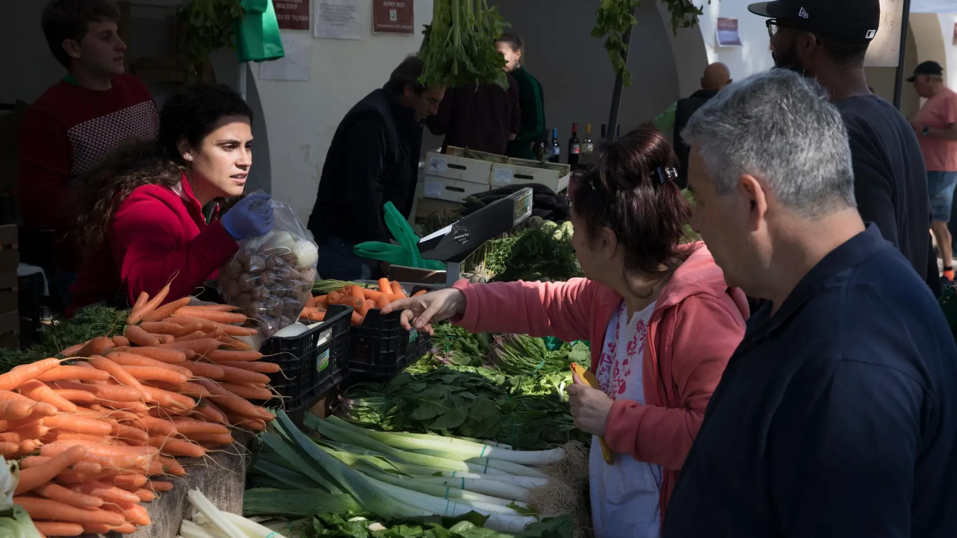 Mercado organizado por la Cámara Agraria de Madrid