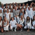 Las jugadoras del circuito, en la foto de presentación de Suecia