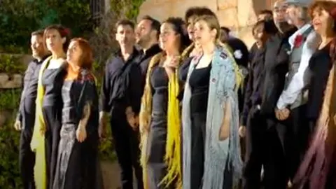 Cantaste de zarzuela en uno de los escenarios de los clásicos de verano en el monasterio de Santa María la Real de Valdeiglesias