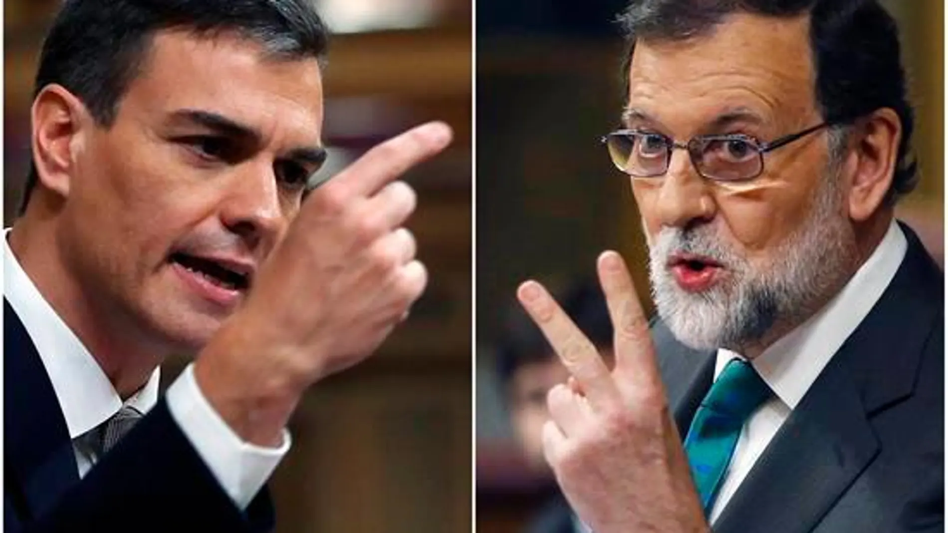 Pedro Sánchez y Mariano Rajoy, en una imagen de archivo / Efe