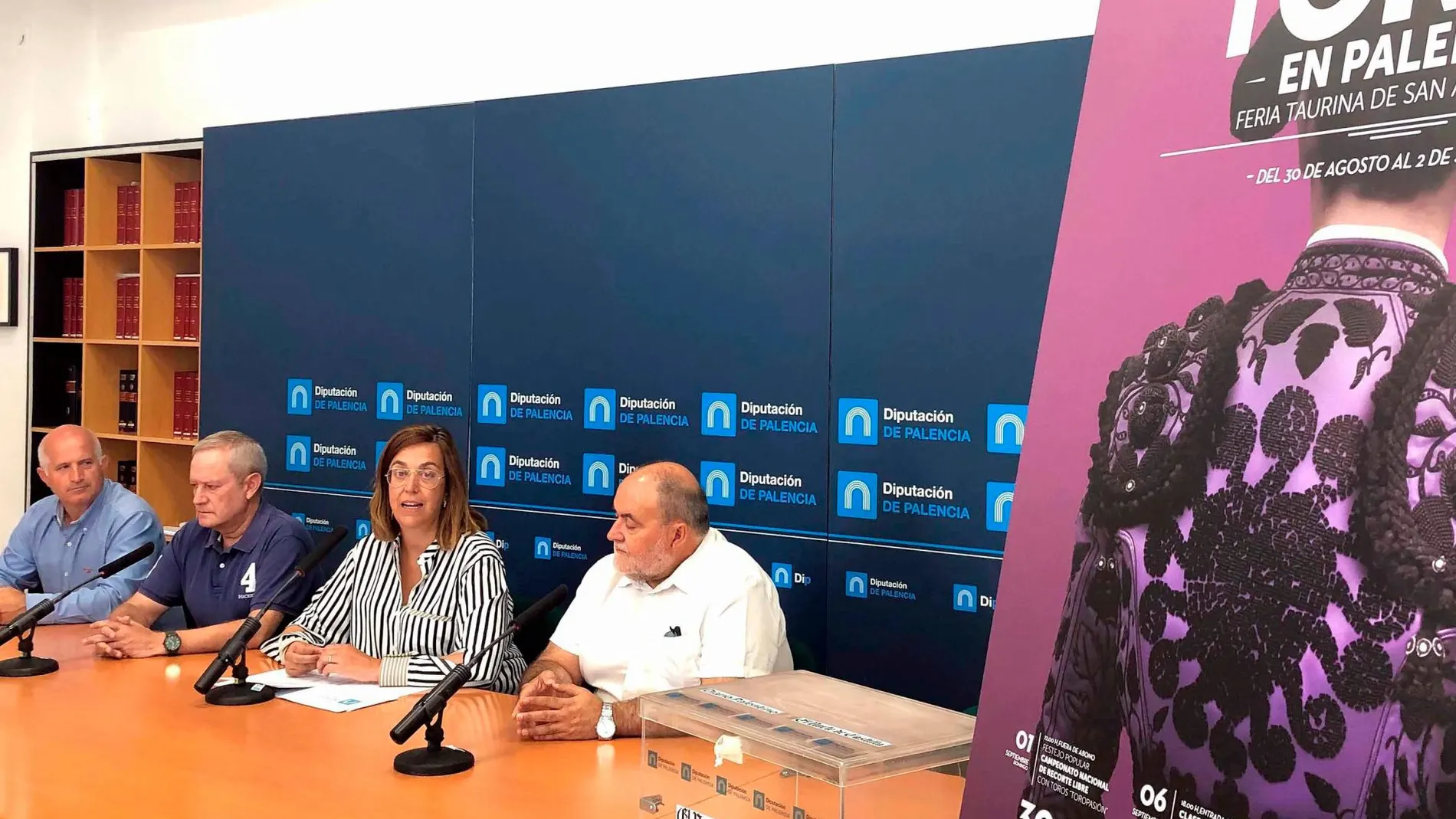 La presidenta de la Diputación de Palencia, Ángeles Armisén presenta la iniciativa