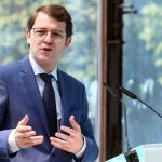 El presidente de Castilla y León, Alfonso Fernández Mañueco, en una intervención