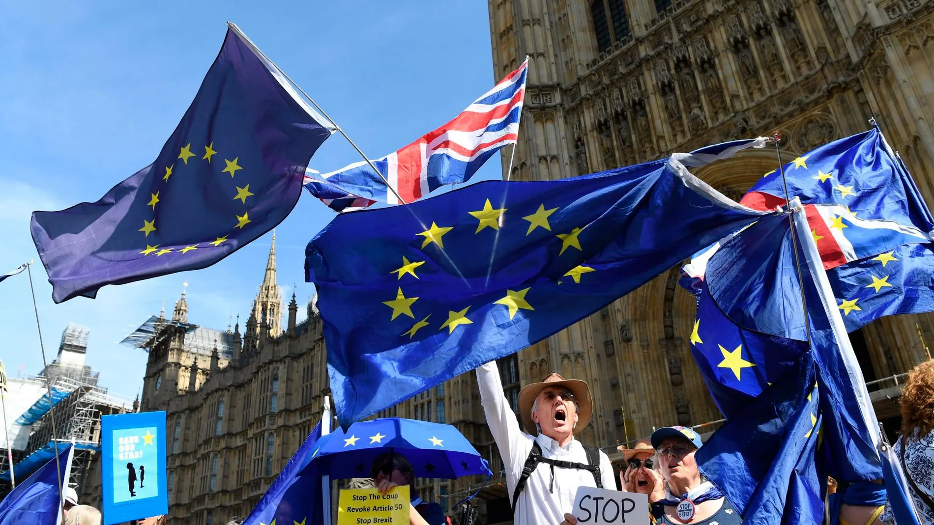 Británicos se manifiestan en contra de Boris Johnson/AP