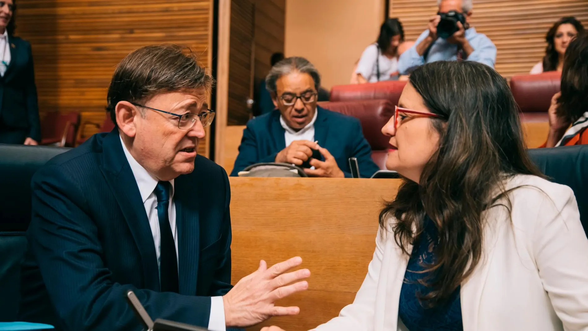 El presidente de la Generalitat y la vicepresidenta