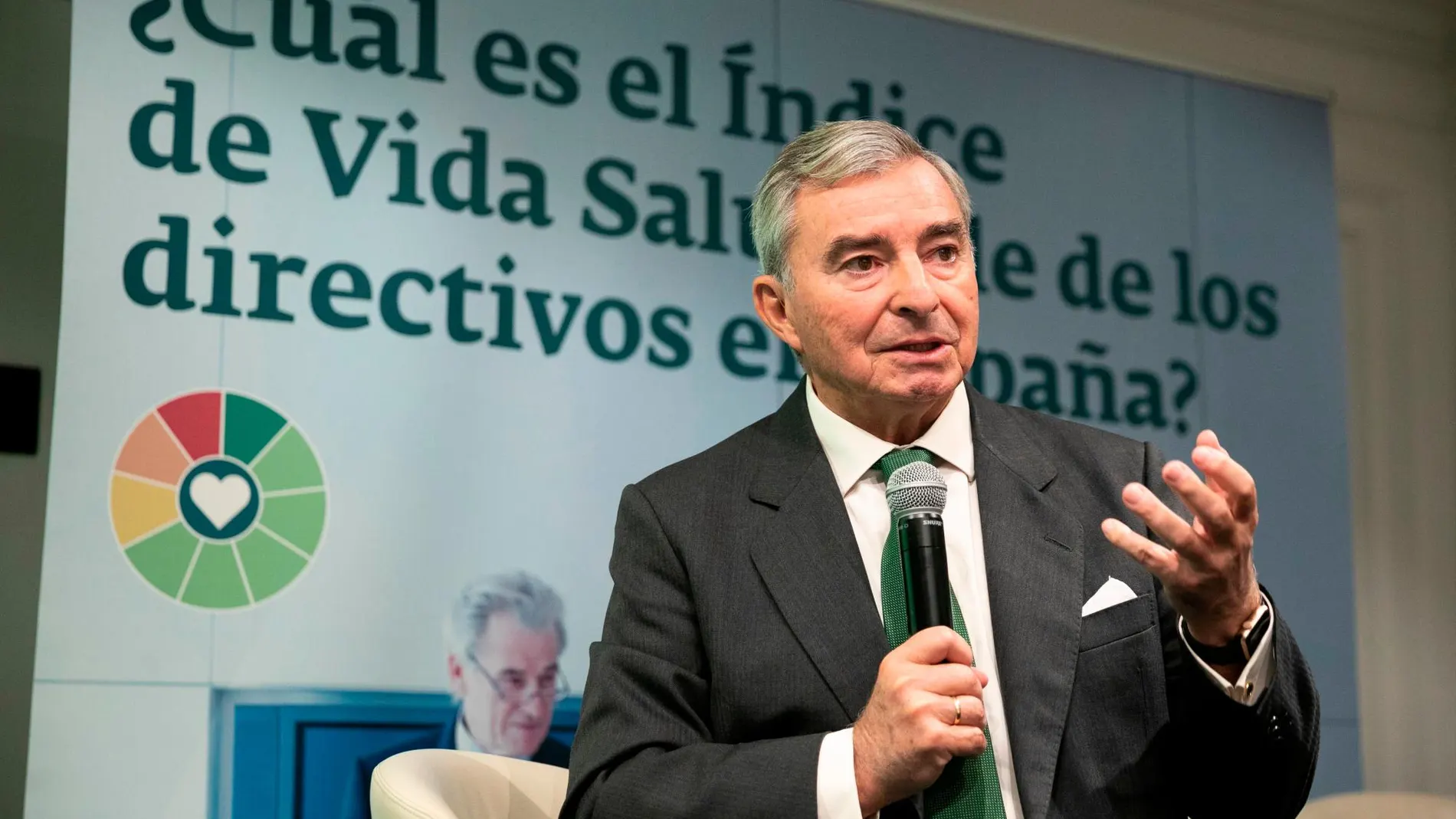 Javier Vega de Seoane, presidente de DKV, durante la presentación de los resultados