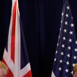 Donald Trump durante una cumbre bilateral con Boris Johnson / Foto: Reuters