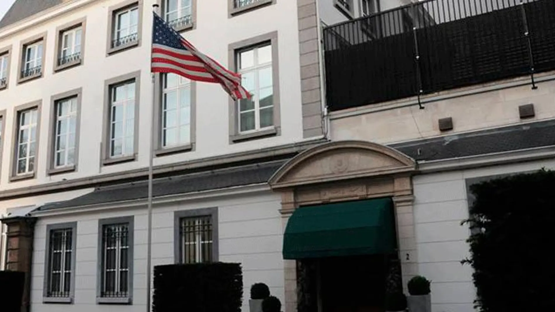 Imagen de la embajada estadounidense de Bruselas