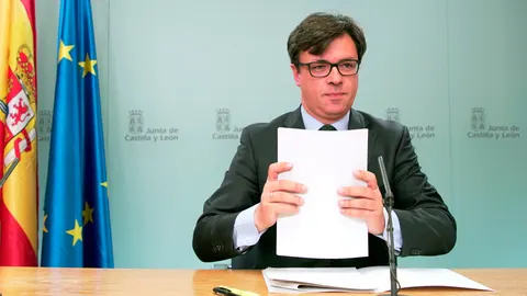El director de Comunicación de la Junta, Alejandro Salgado, comparece en rueda de prensa posterior al Consejo de Gobierno