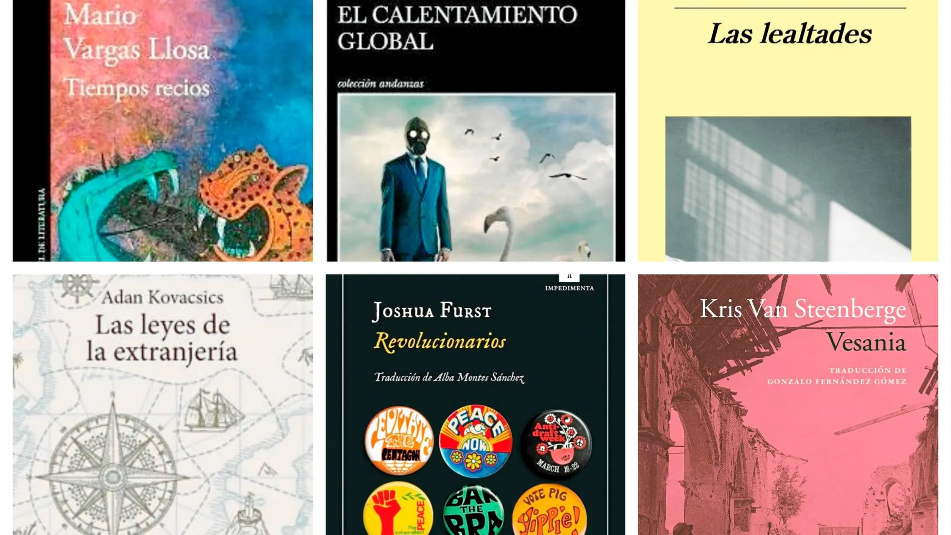 Los libros de la semana: lo nuevo de Vargas Llosa y mucho más