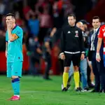  La reprimenda de Messi a sus compañeros tras la derrota