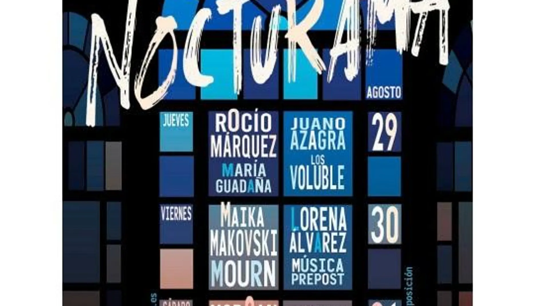 Cartel oficial de Nocturama 2019 / La Razón