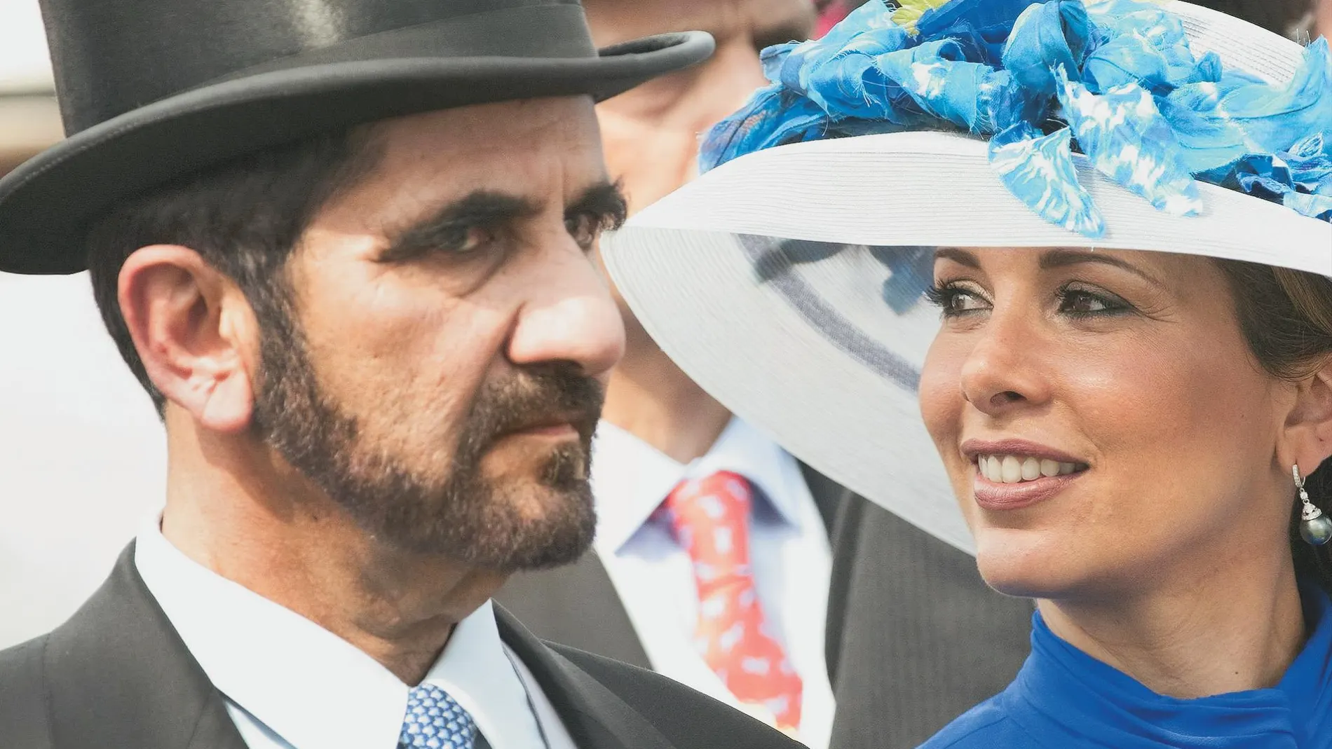 El jeque Mohammed y la princesa Haya eran asiduos a las carreras de caballos en Londres, donde daban muestras de pareja enamorada. Foto: Gtres