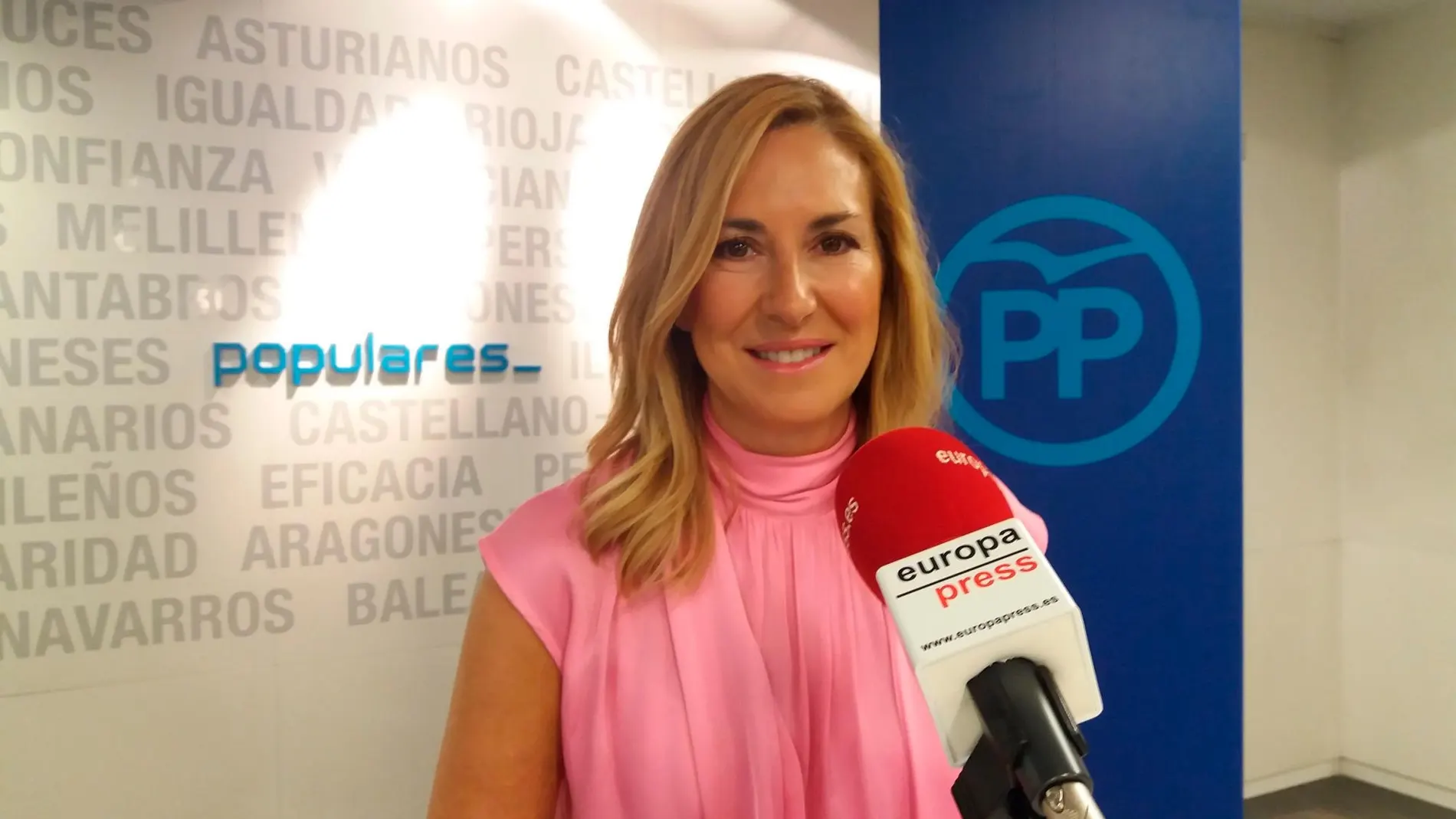 La presidenta del PP en Navarra y nueva vicesecretaria de Organización del Partido Popular, Ana Beltrán.