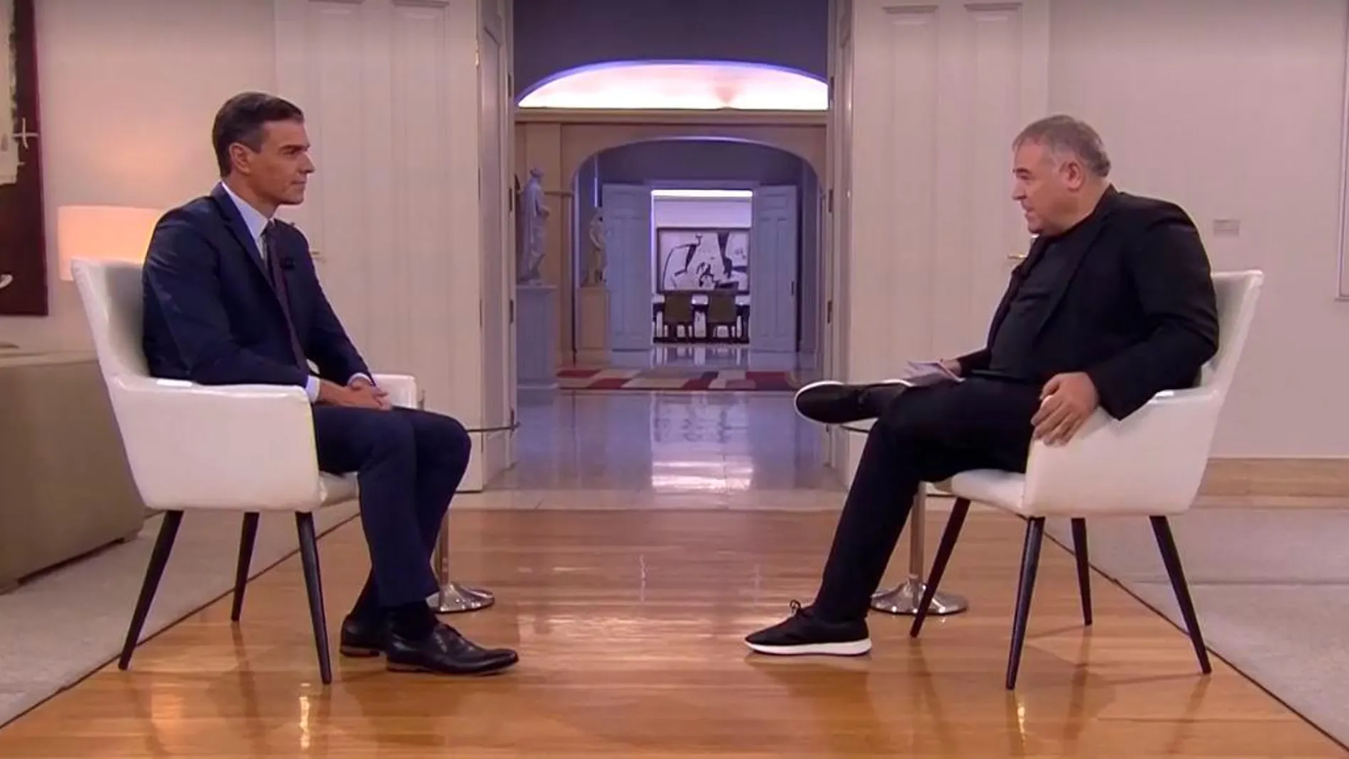 Entrevista a Sánchez en La Sexta: “Ni yo ni el 95% de los españoles dormiría tranquilo con Podemos en el Gobierno”