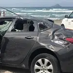  Dos heridos en un accidente en la playa de Calnegre en La Manga