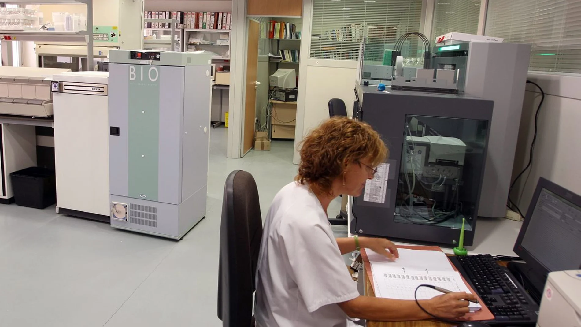 Laboratorio del Centro Nacional de Gripe en Valladolid