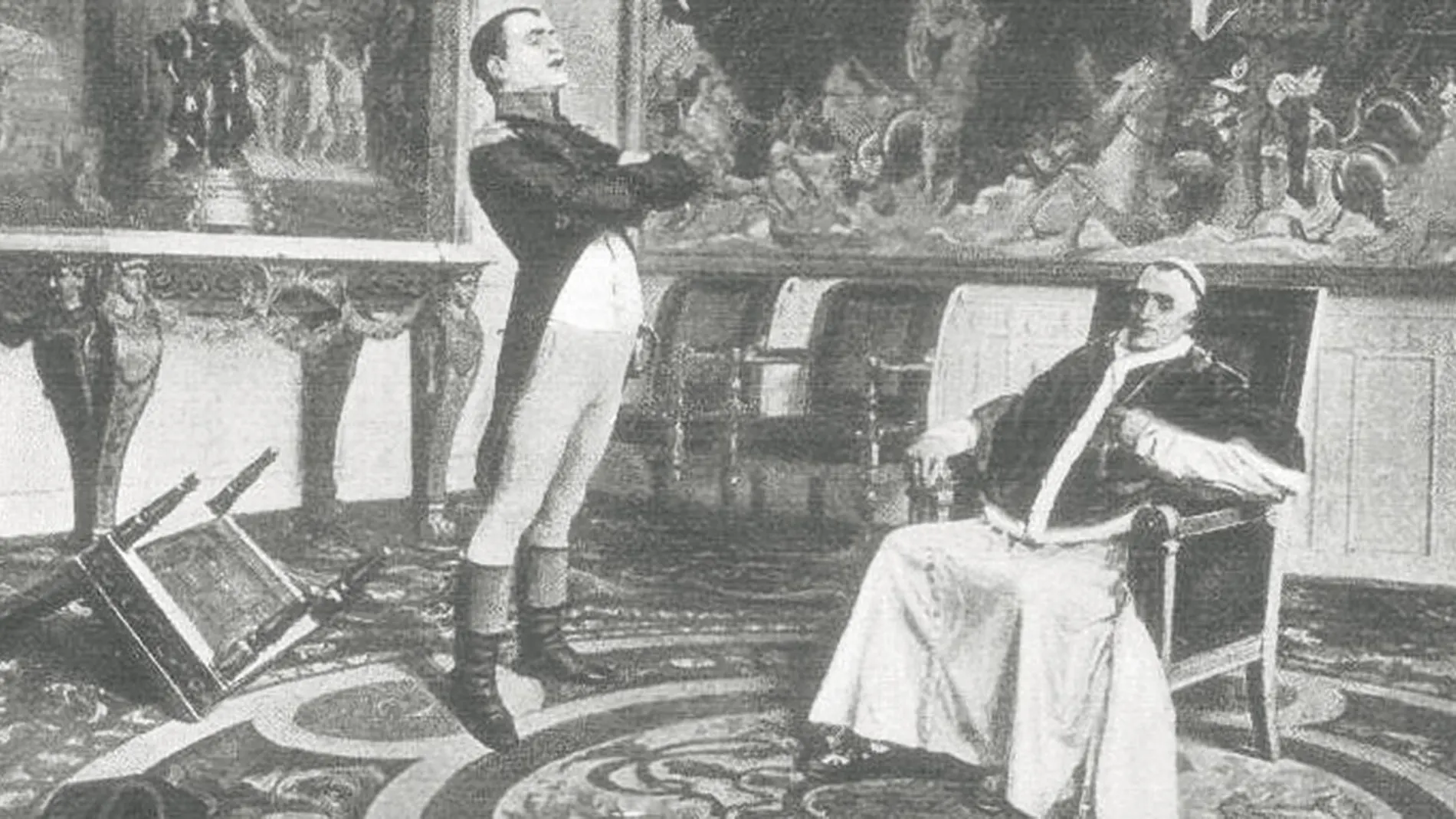 Pío VII viajó a París para conocer a Napoleón Bonaparte en 1804