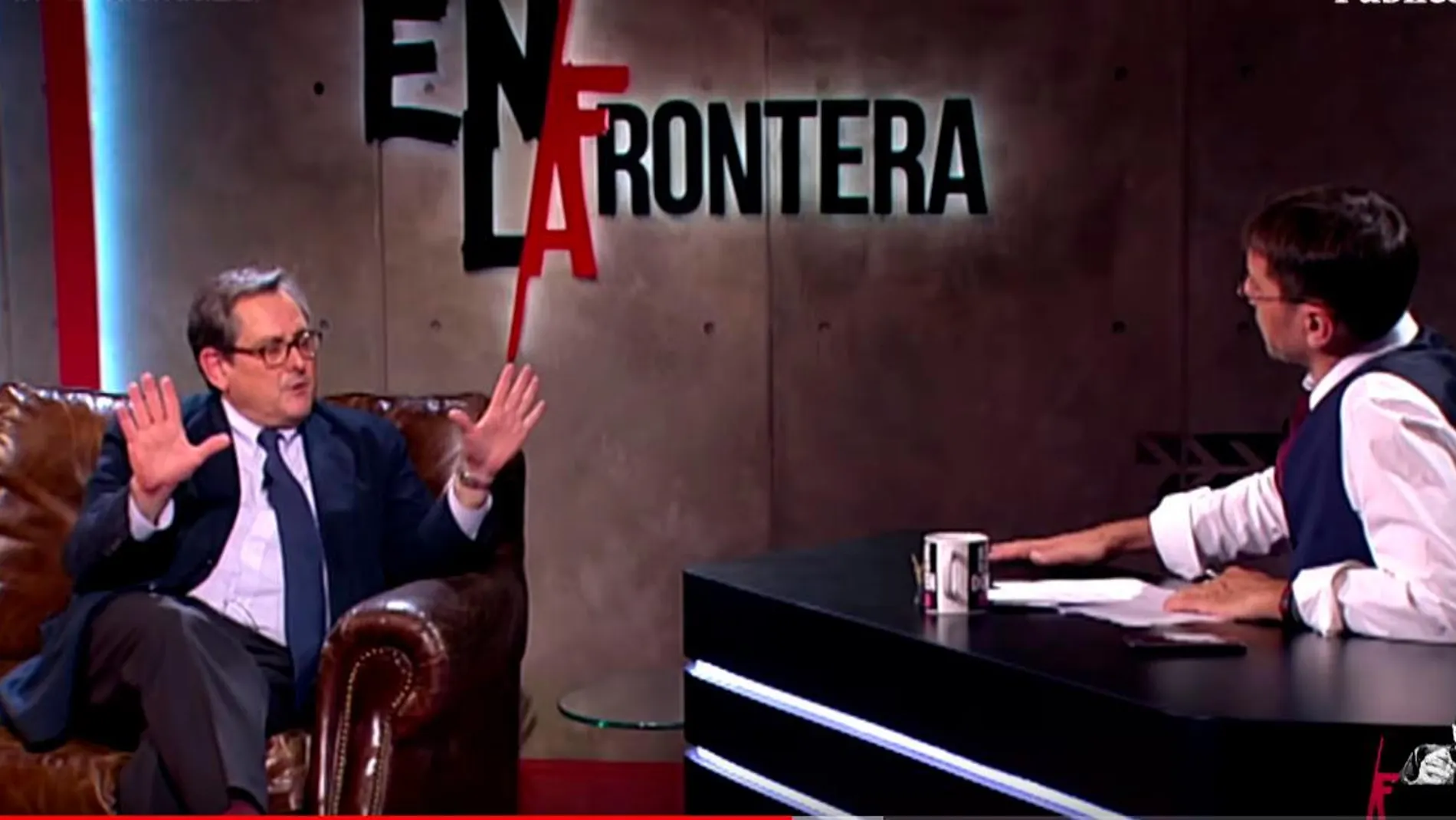 “Juan Carlos Monedero vs Francisco Marhuenda”, el cara a cara en “La Frontera”