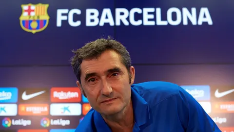 Ernesto Valverde, en conferencia de prensa