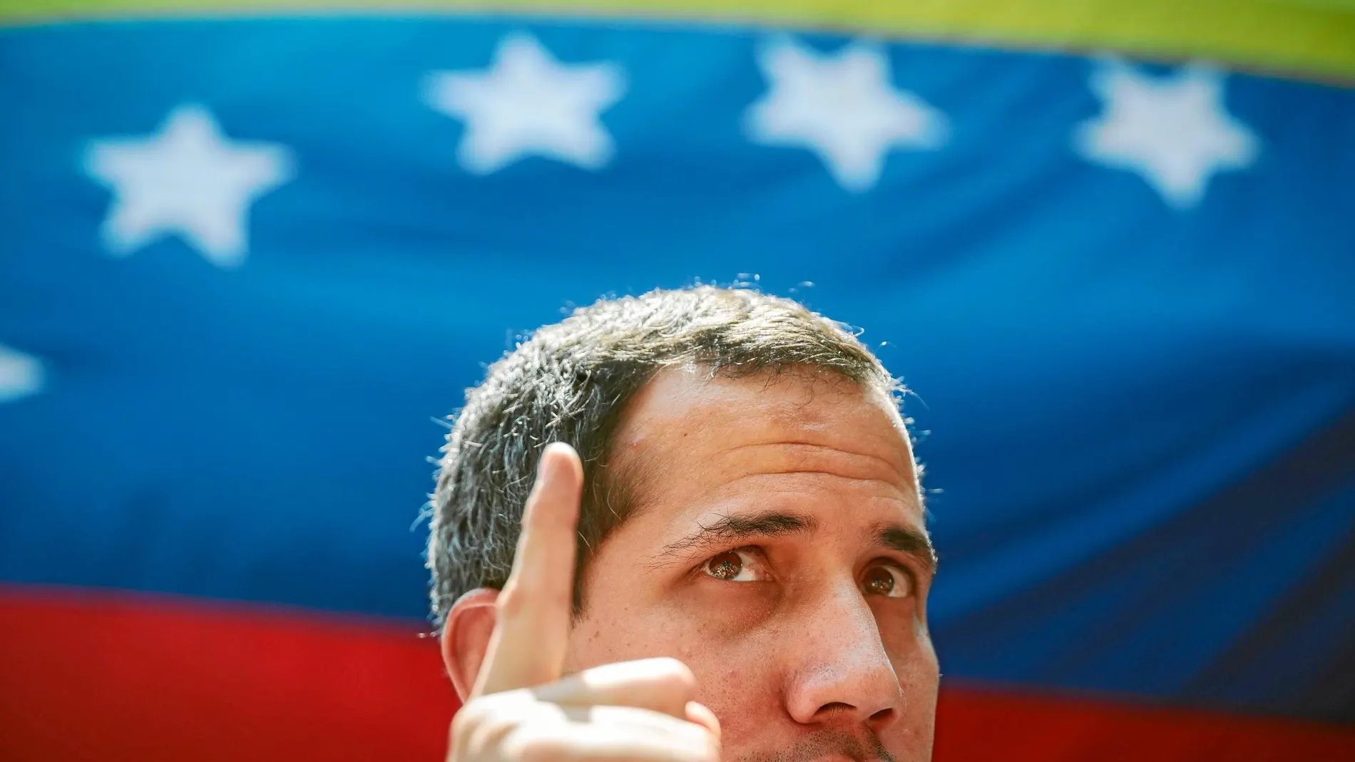 El presidente encargado de Venezuela, Juan Guaidó