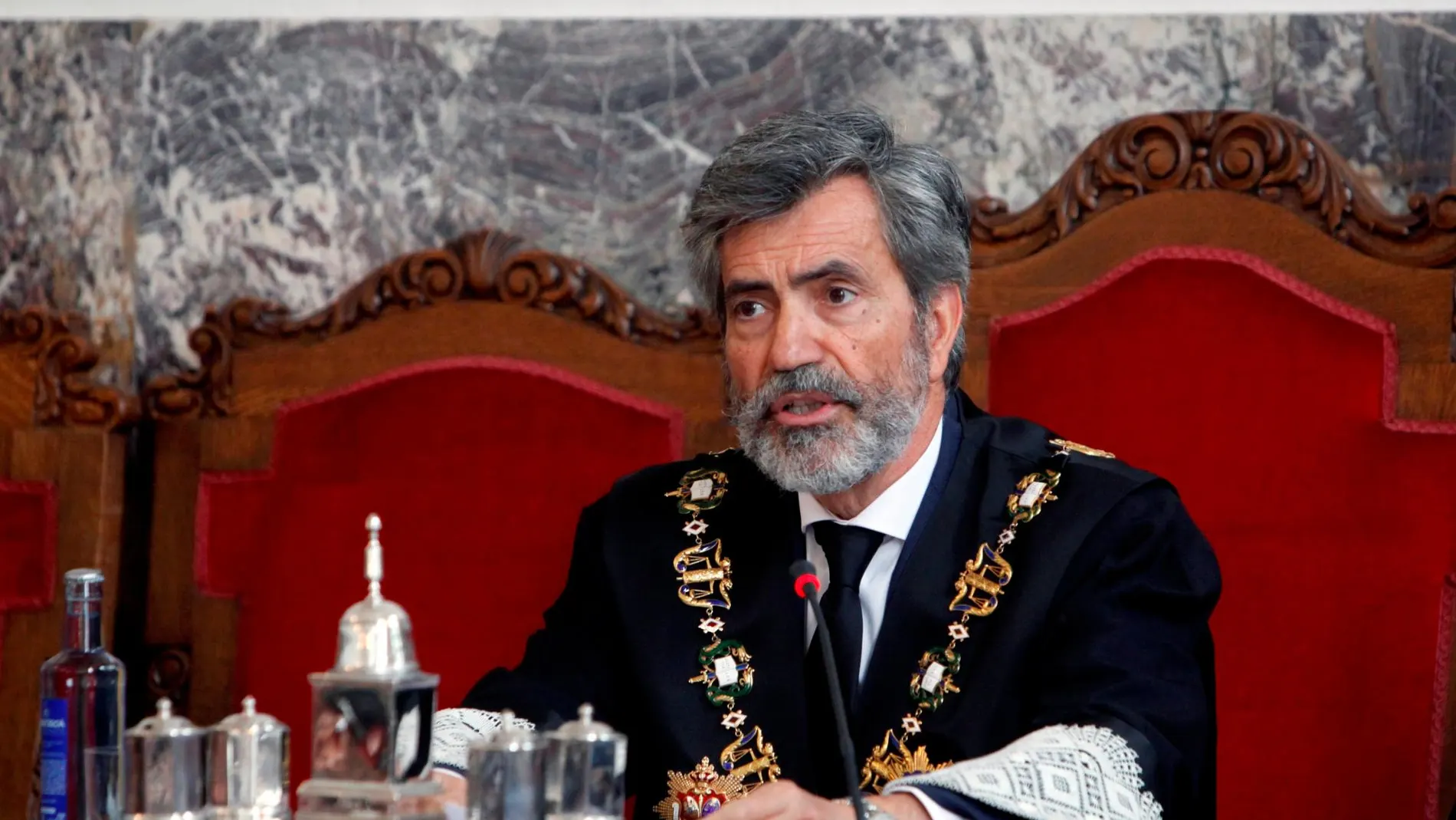 El presidente del Tribunal Supremo y del Consejo General del Poder Judicial, Carlos Lesmes