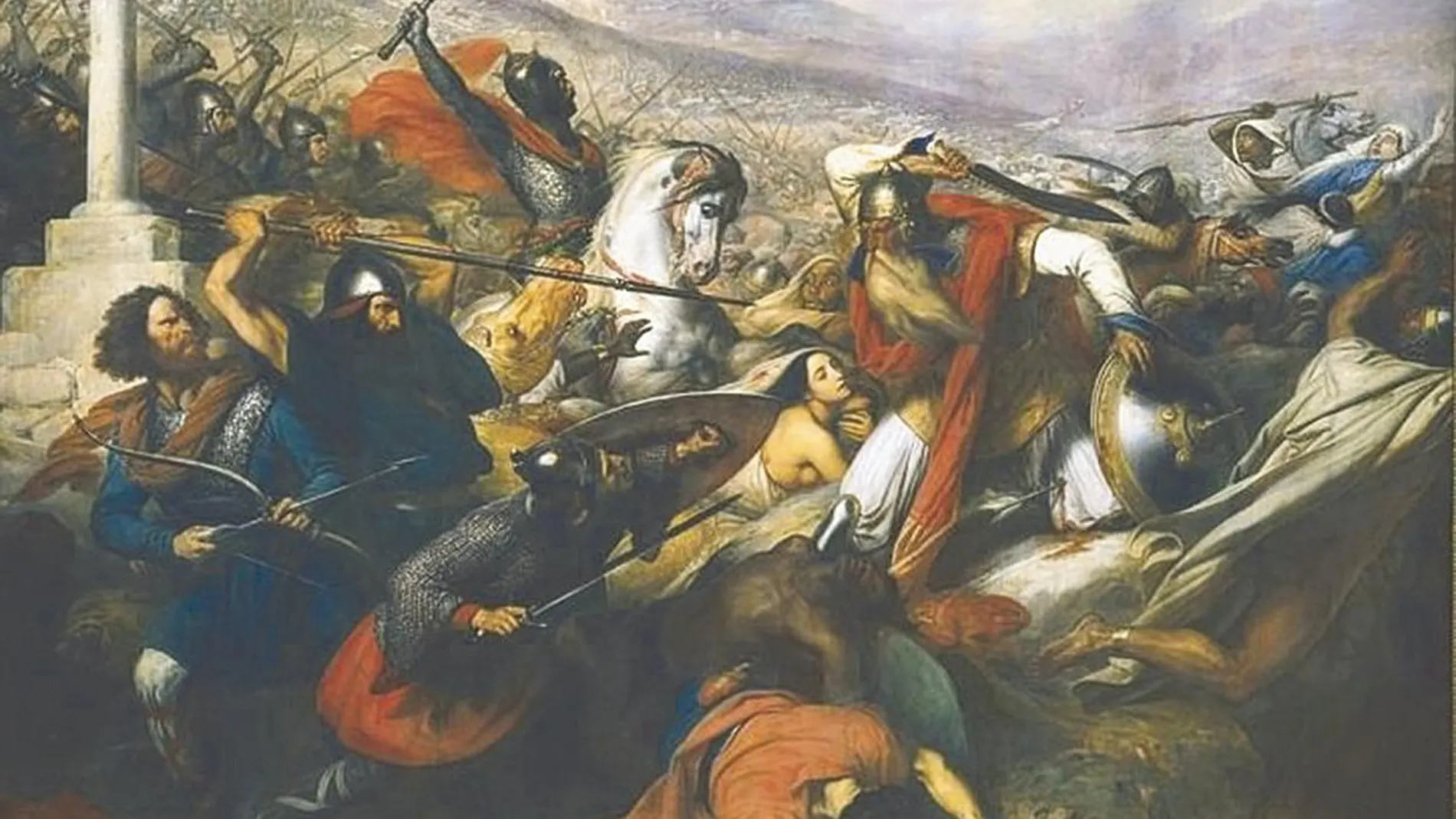 «Batalla de Poitiers» (1837), de Charles de Steuben
