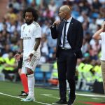 Zidane, durante el partido