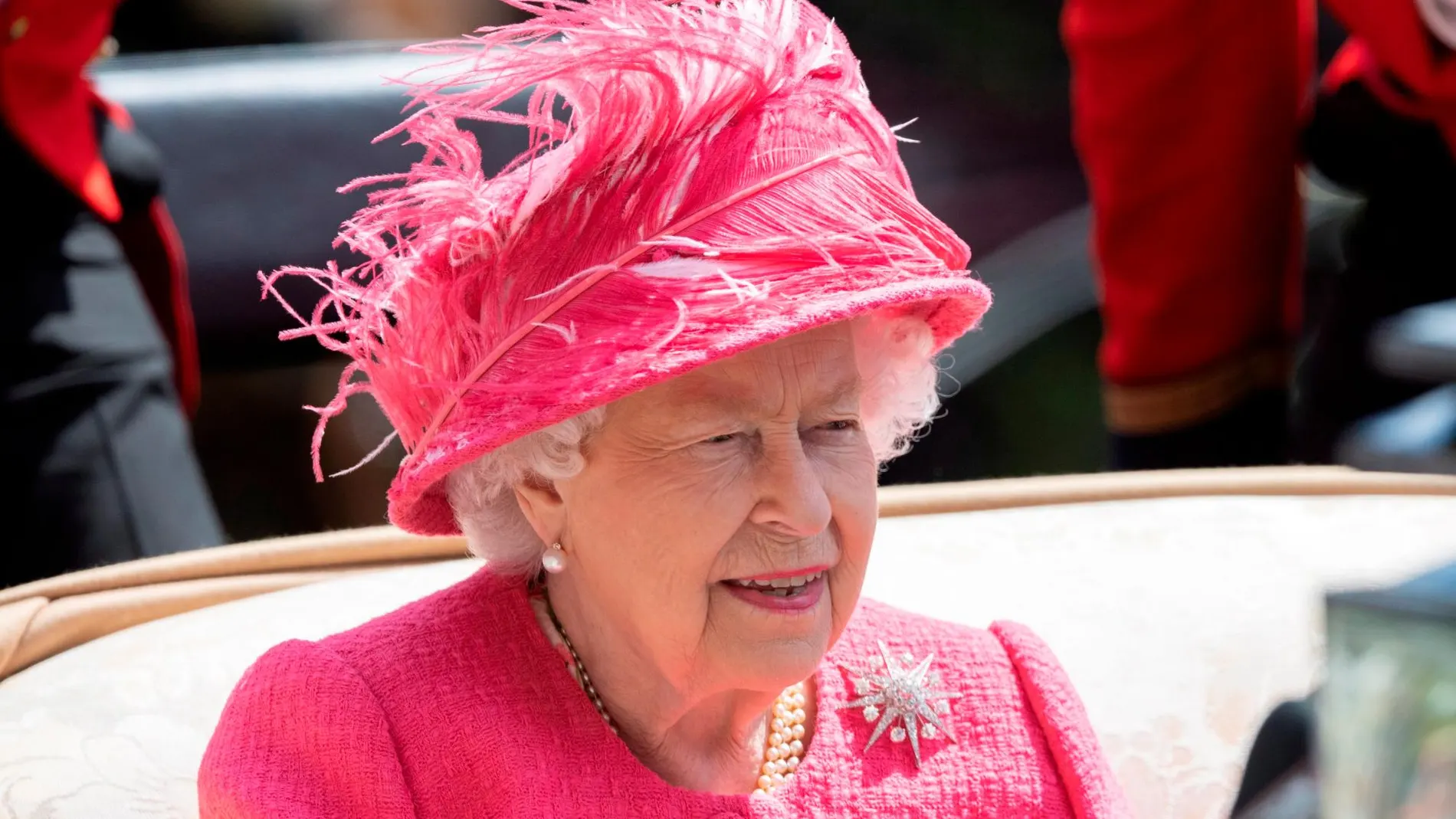 La reina Isabel II de Inglaterra, en Ascot