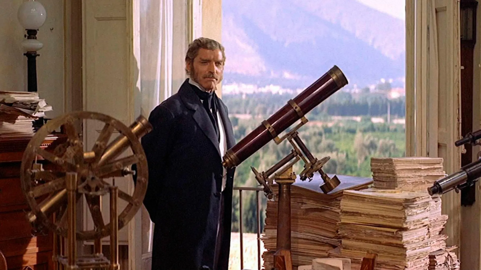 Una escena de Burt Lancaster en “El Gatopardo”