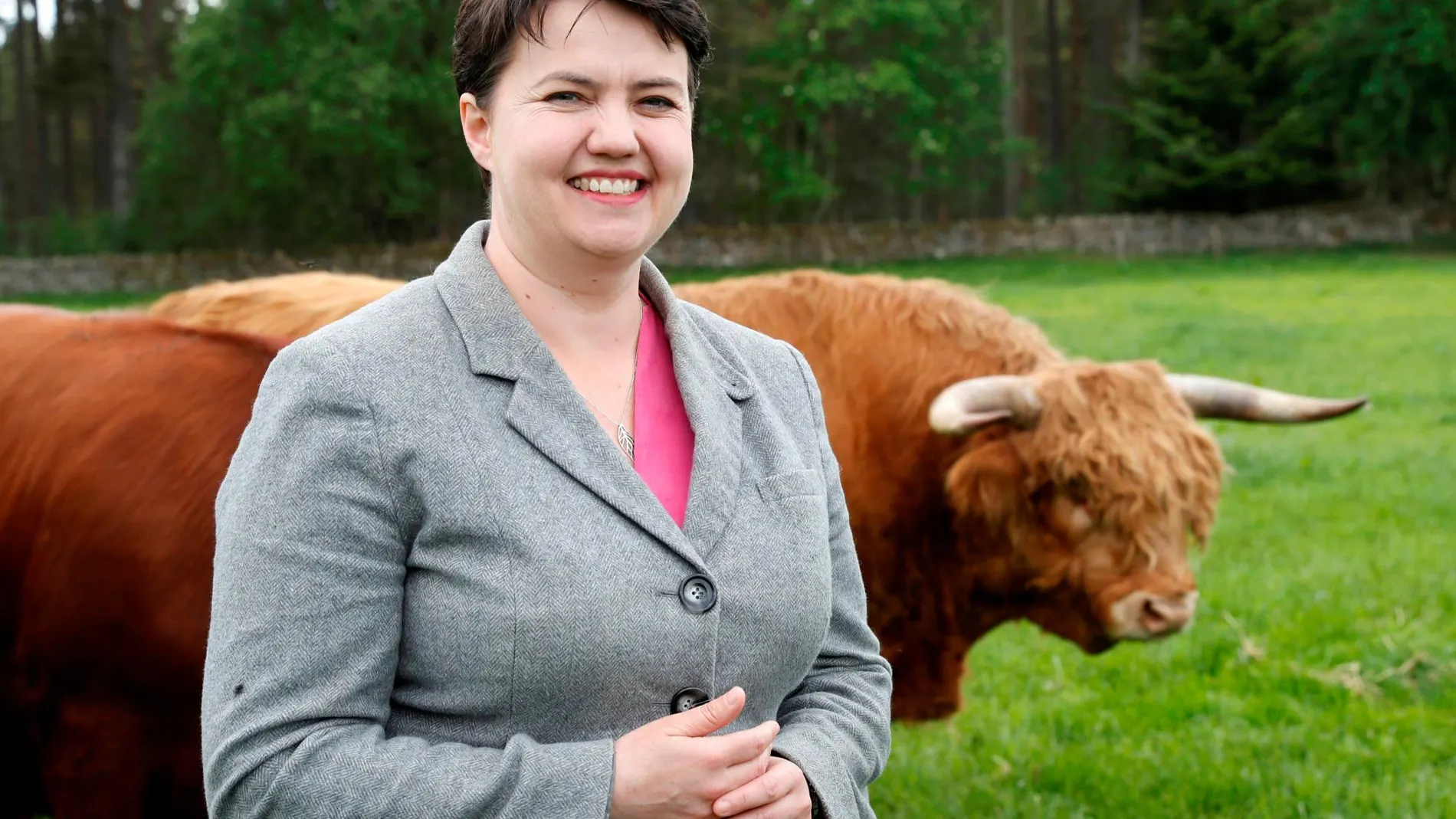 Ruth Davidson, líder del partido “tory” escocés