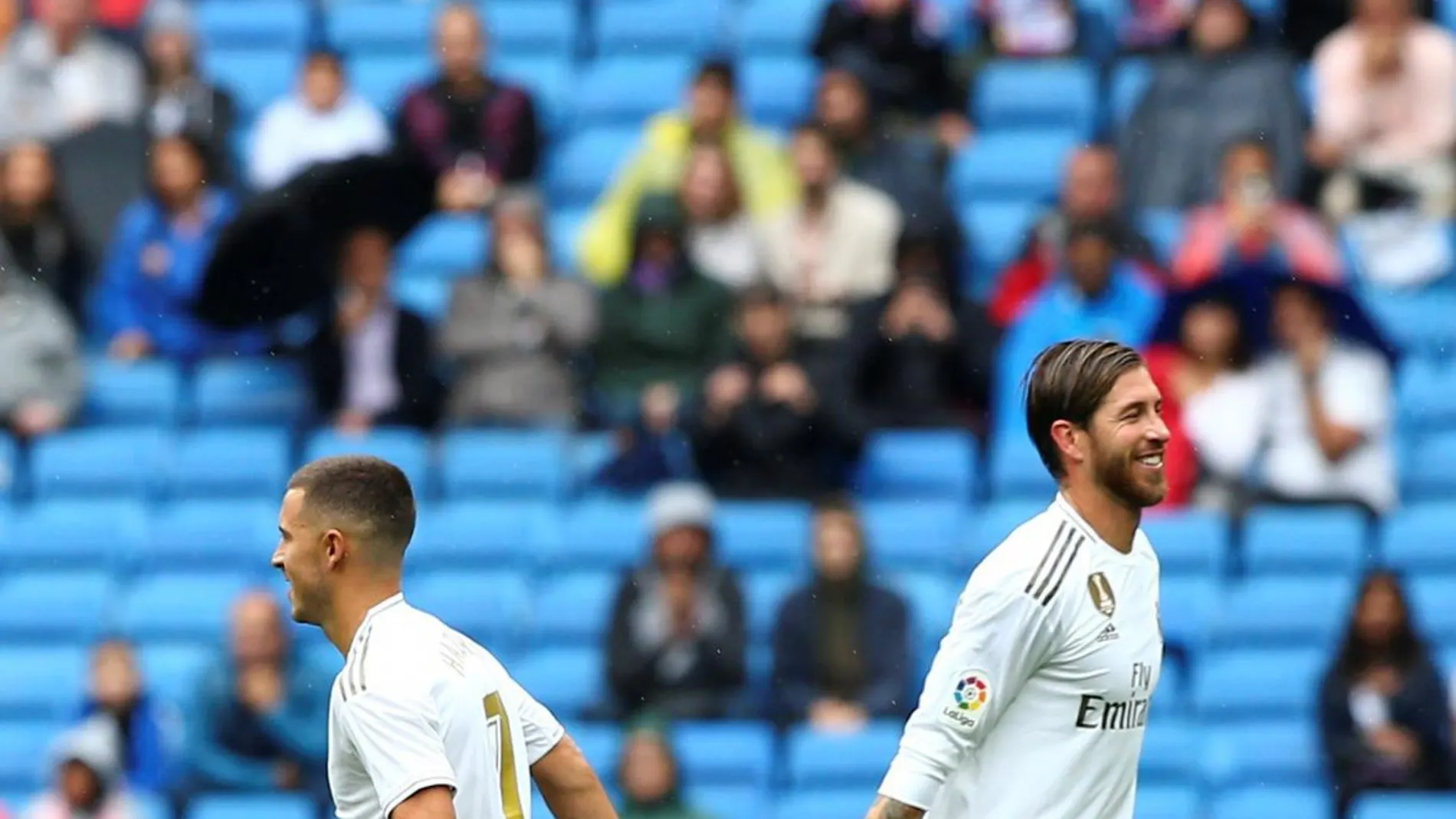 Sergio Ramos, en el encuentro contra el Levante