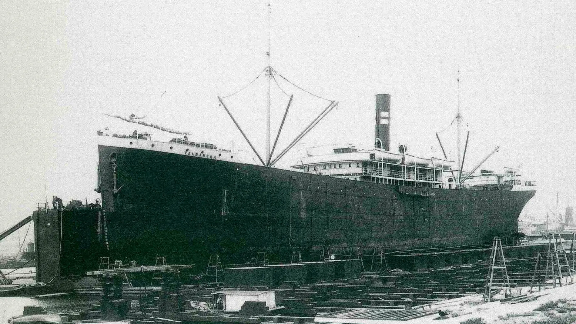 Imagen del Valbanera, el "Titanic de los pobres"