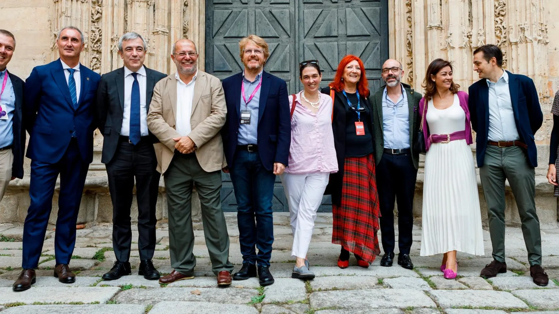 El vicepresidente Francisco Igea, el consejero de Cultura, Javier Ortega y el eurodiputado por Cs Luis Garicano, entre otros en el “Hay Festival”