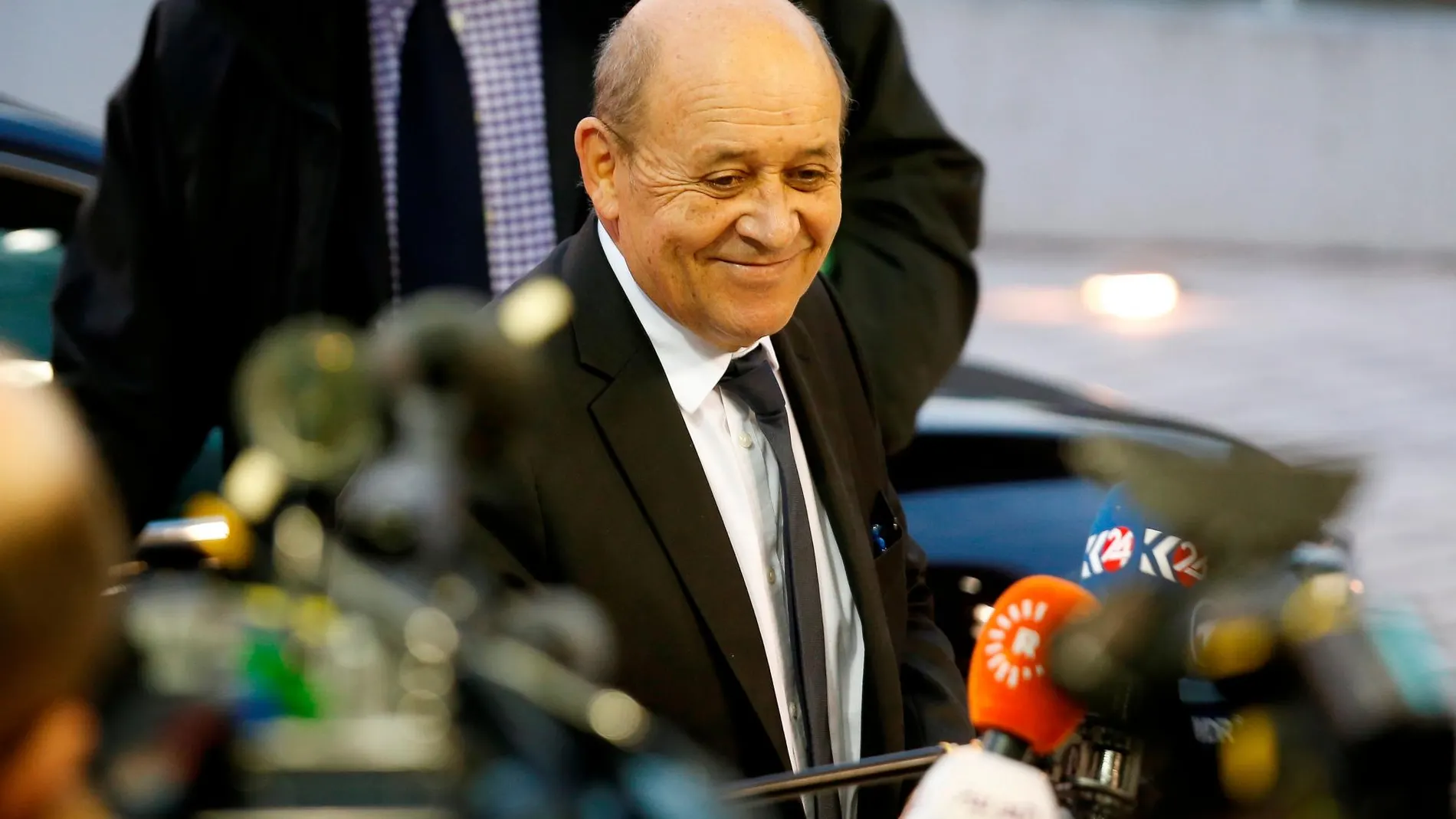 El Ministro de Asuntos Exteriores francés, Jean - Yves Le Drian
