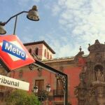 Imagen de la parada de Tribunal en la línea 10 de Metro de Madrid