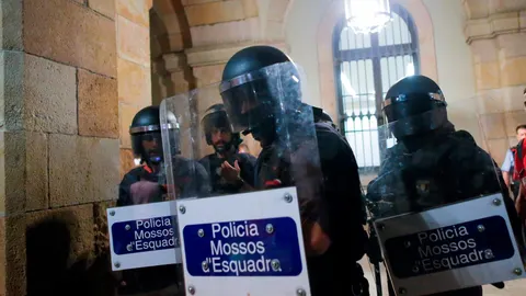 Operativo de los Mossos el pasado 1-O
